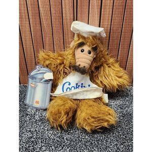 Alf Vintage Plush Chef Hand Puppet Burger King 1988 11" Cookin' With Alf #A76
